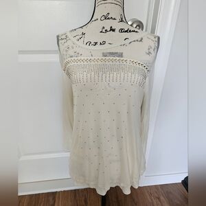 Sensuality Elegant Cream Women's Top